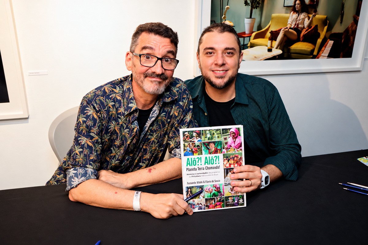 Encontro no lançamento de Alô?! Alô?! Planeta Terra Chamando!