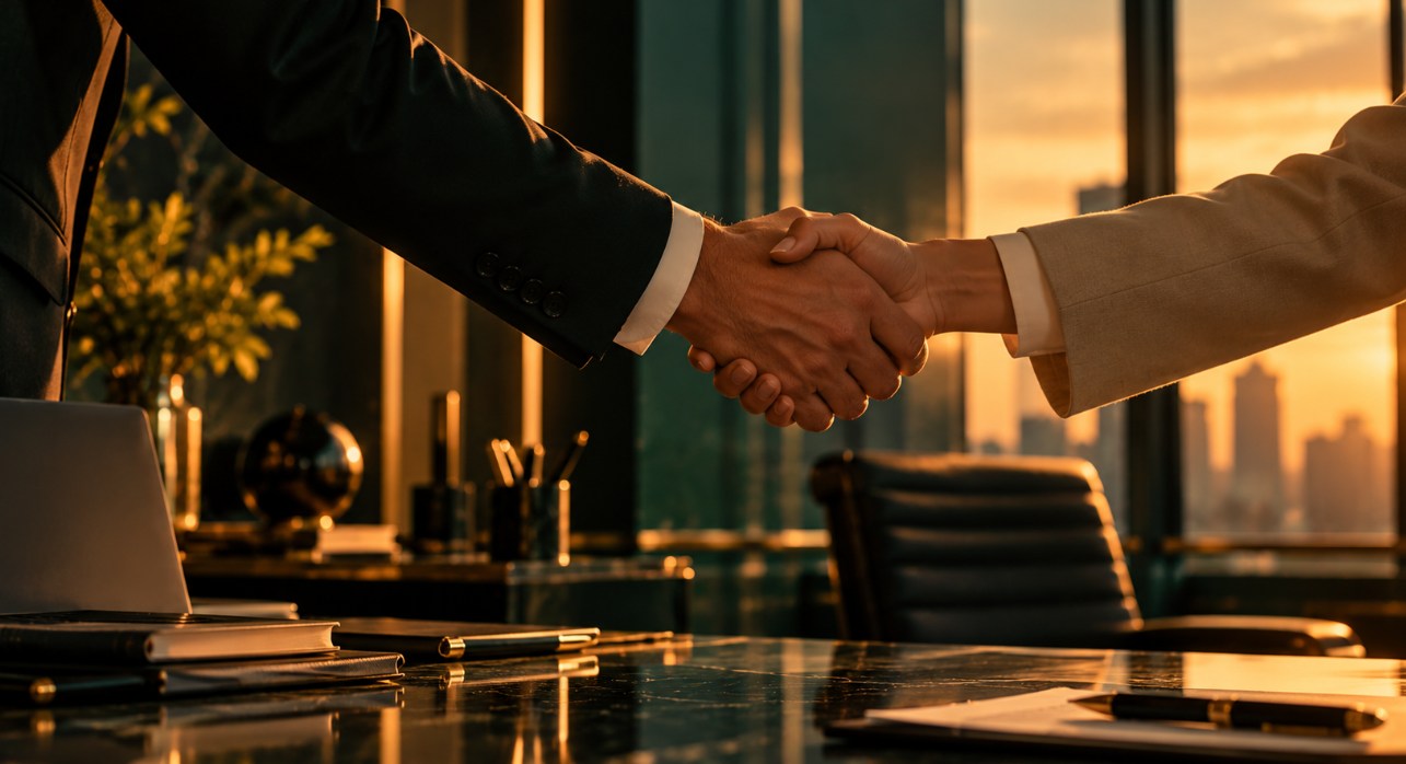 Transição de liderança e acordo entre executivos